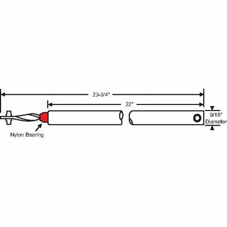 STRYBUC 22in Red Spiral Balance 70-N22RR